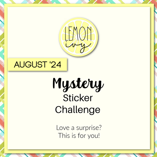 Mystery Sticker Challenge -- Monthly Subscription